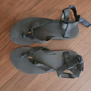 Teva Black Strappy Sandals